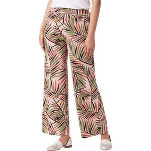 Denim & Co Beach Women's printed Jersey Pull-On Pants With Side Pockets